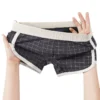 Boxer Retro Cuadriculado – Comodidad con Estilo